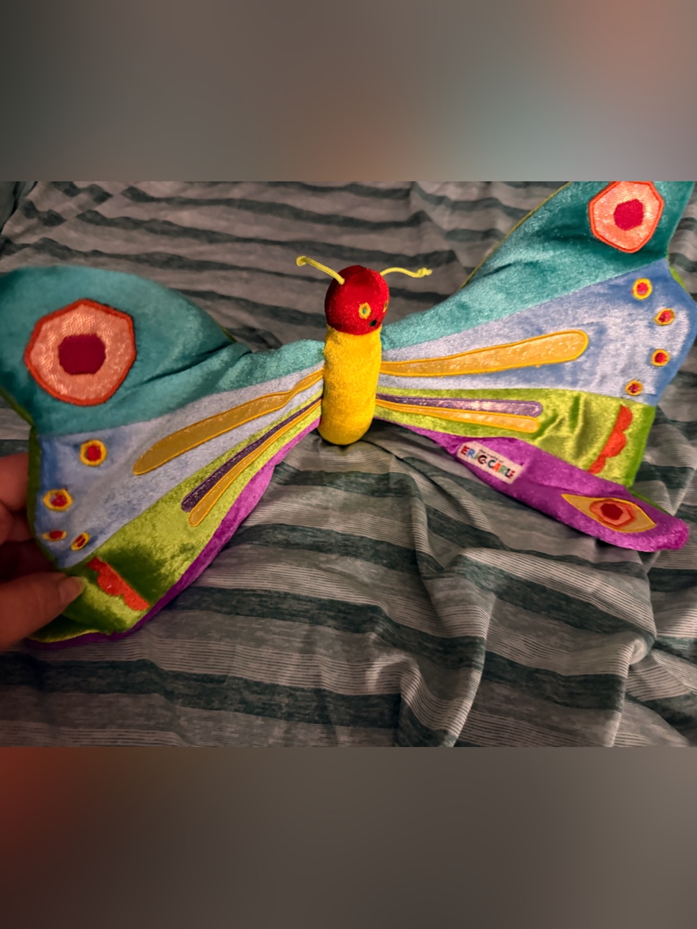 Eric Carle The Very Hungry Caterpillar puppet plush toy, like new